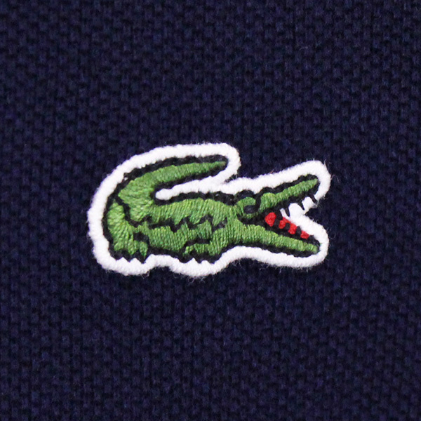 LACOSTE (ラコステ) PH7937L スリムフィット ソリッドポロシャツ 半袖 日本製 LC191 166ネイビー 6-XL_LACOSTE(ラコステ)正規取扱店THREEWOOD