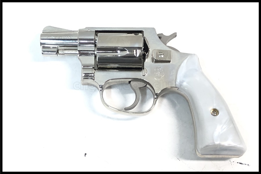 東京)タナカ S&W M36 チーフスペシャル 2インチ スクエアバット ニッケルフィニッシュ ABSモデルガン_chc-2402283459-ai-081509670_2.jpg