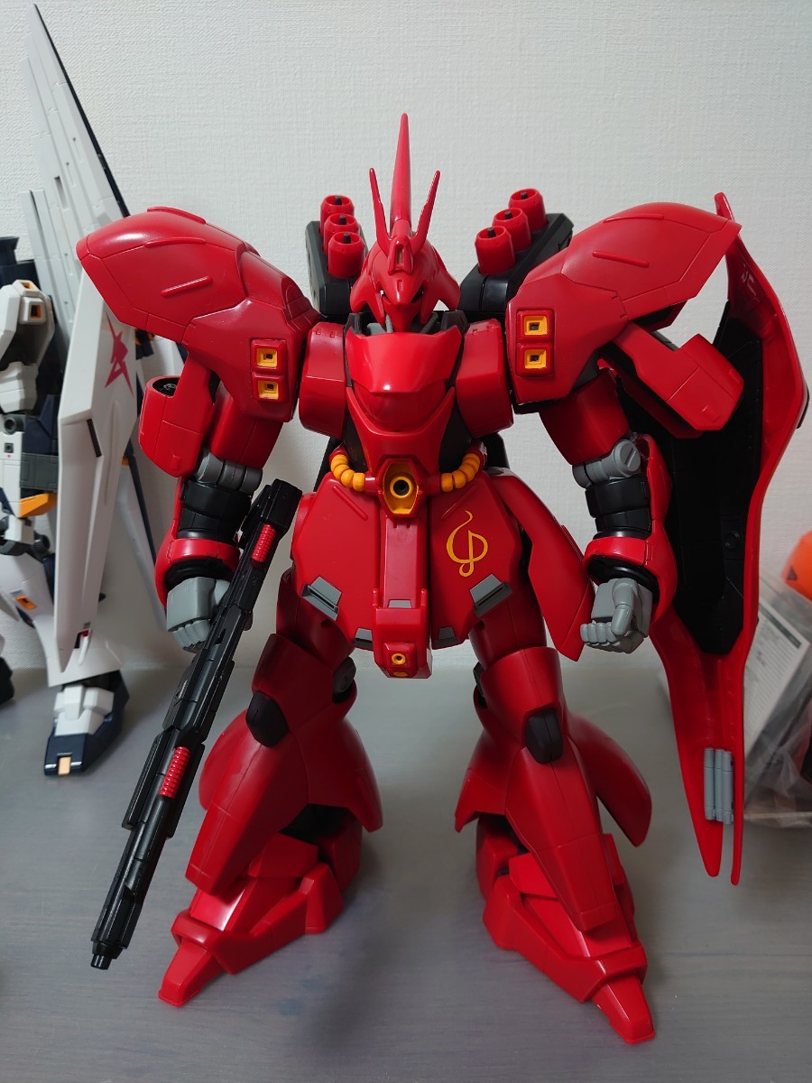 送料込み DX MS IN ACTION νガンダム & サザビー 2体セット 全高30cm超 PG 級 / デラックス モビルスーツ イン  アクション 欠品あり 1/60