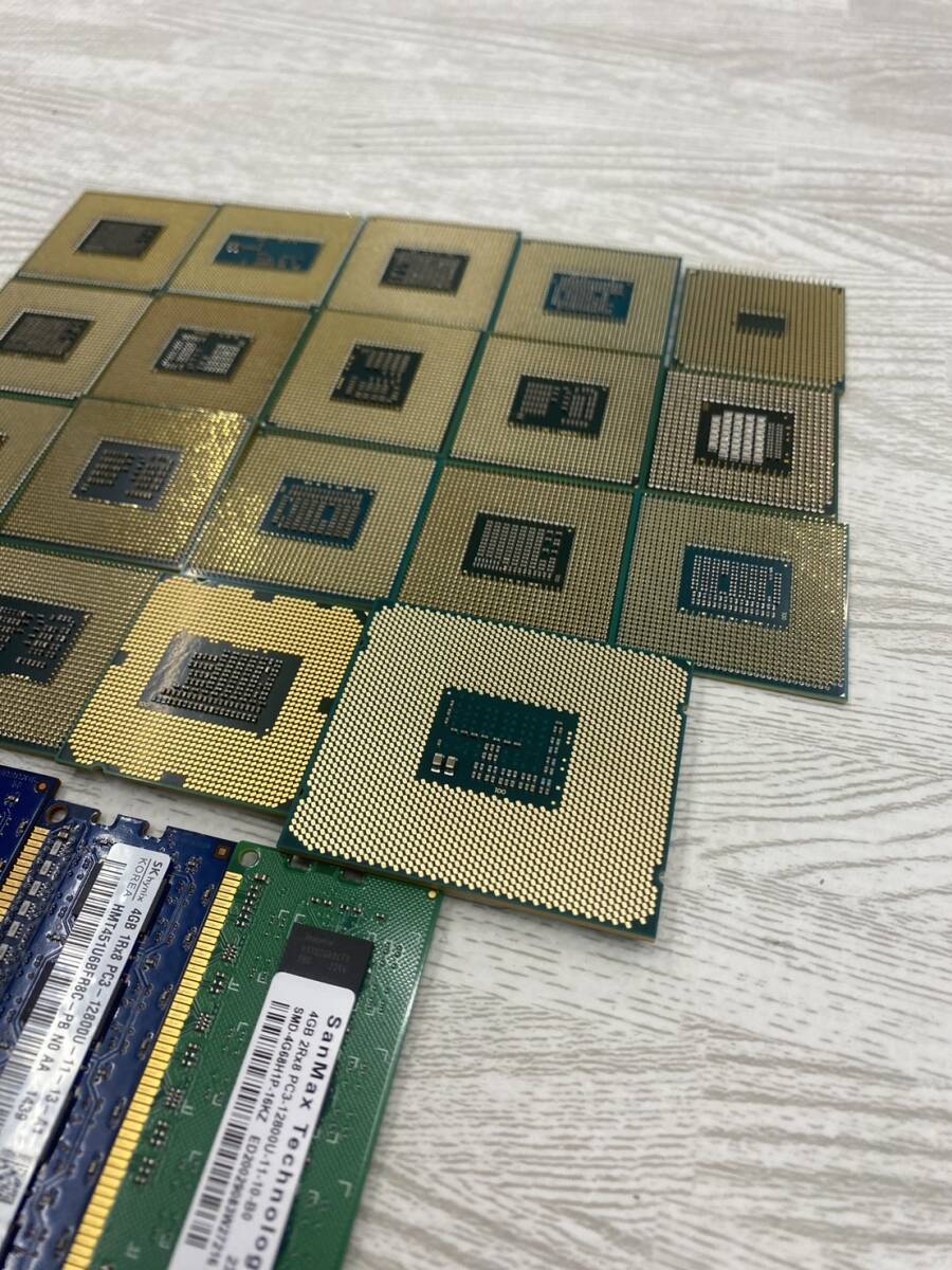 【同梱不可】ジャンク扱い動作品☆★CPU・メモリ☆SanMax・INTEL他☆Corei3・メモリ4GB他22個まとめ★☆KI-0220-6_画像3