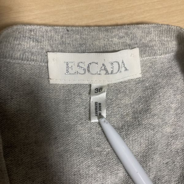  стоимость доставки 230 иен ~*ESCADA Escada * Германия производства кашемир. шелк .!biju- дизайн кардиган 