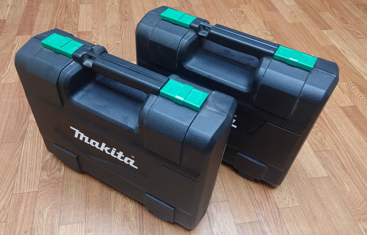 【2個セット】マキタ 工具ケース MAKITA 充電式インパクトドライバ M695DS プラスチックケース 収納ケース_画像1