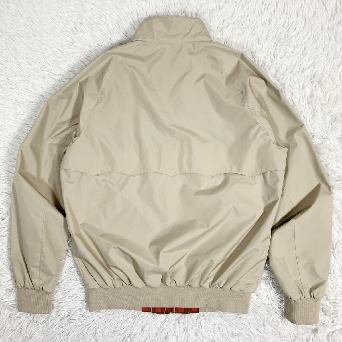 McGREGOR【50周年記念 WINDSTOPPER】マクレガー スイングトップ ドリズラージャケット 裏地チェック ベージュ L ウインドストッパー 防風_画像2