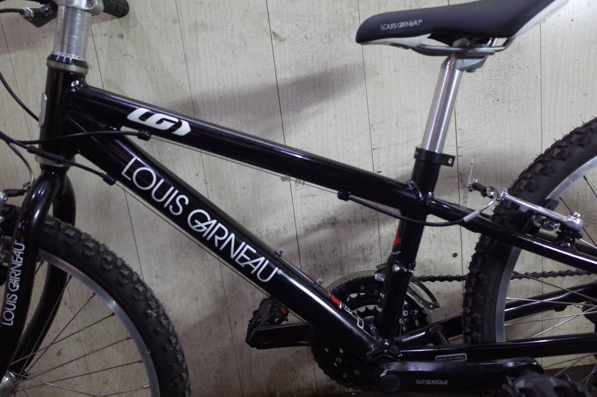 人気極美品！LOUIS GARNEAU ルイガノ LGS-J22 22型 アルミ 18速 本格子供用MTB BLACK_画像8