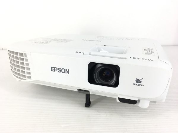 【訳あり品】【ランプ時間：高169h 低18h】EPSON EB-W05 ビジネスプロジェクター 高輝度3300lm リモコン・バッグ付 動作確認【送料無料】_画像2