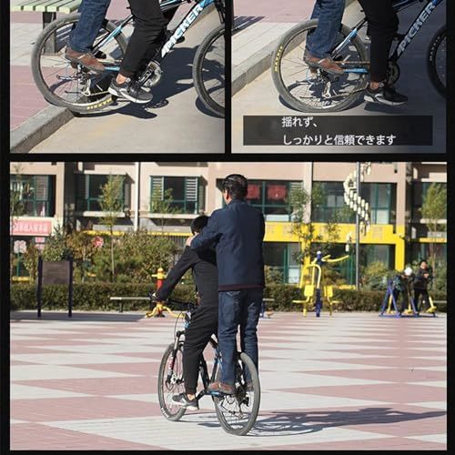 【残りわずか】 ブラック 2本セット 自転車ペグ 自転車ステップ ギヤガード 自転車フットペグ ハブステップ フットガード ヘルメ_画像4