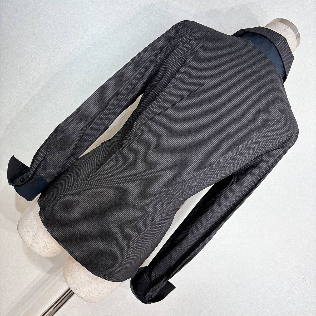 B687# Nara Camicie * чёрный чай полоса / автомобиль - кольцо gya The -* блуза #Ⅰ