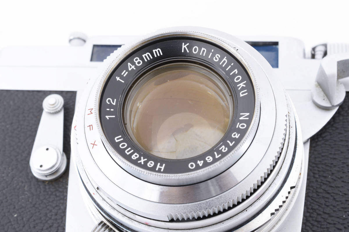 Konica III + Hexanon 1:2 f= 48mm コニカ レンジファインダーカメラ [現状品] #2057973A_画像10