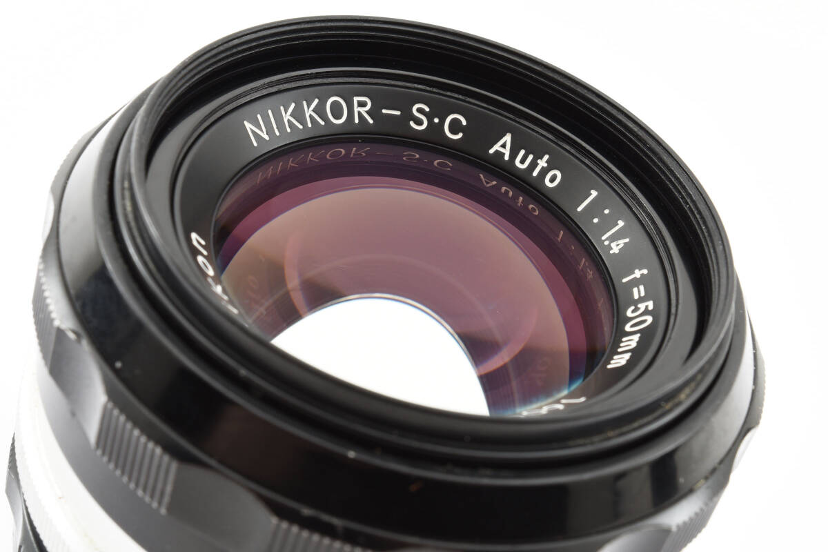 NIKON ニコン NIKKOR-S.C Auto 50mm f1.4 マニュアルフォーカス レンズ [正常動作品 美品] #2061833Aの画像10