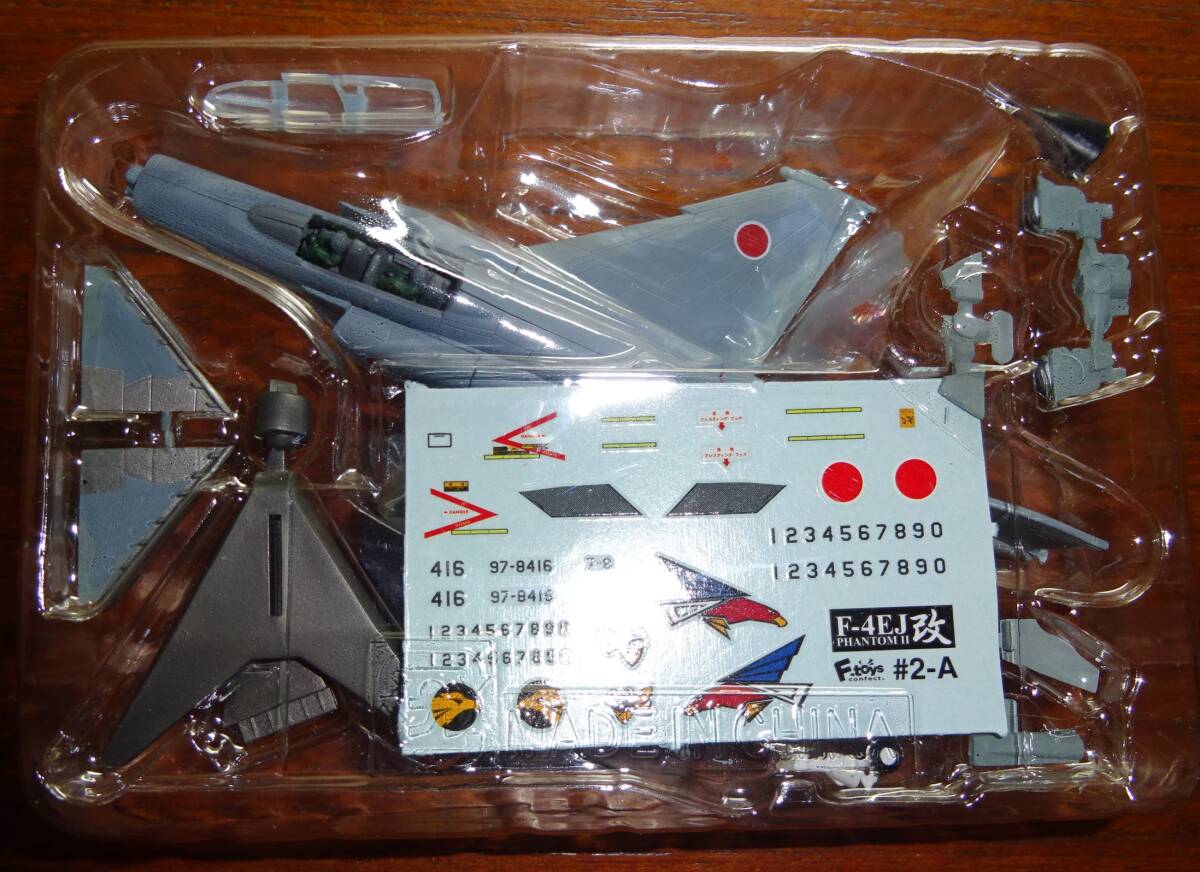 F-toys エフトイズ 1/144 JASDF Collection 「ファントム F-4EJ改 第6航空団 第306飛行隊 小松基地」 箱無し 未組立品の画像2