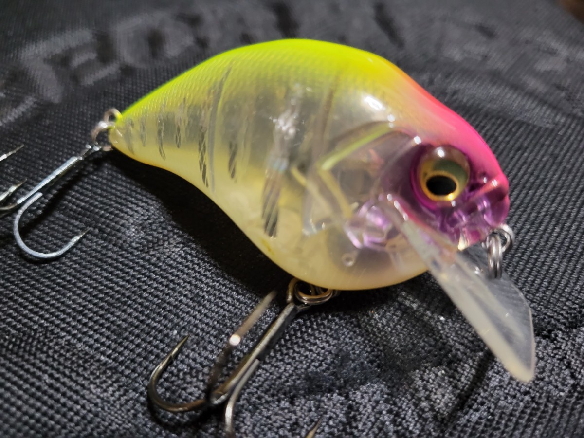 ★Megabass★STW S-CRANK 1.5 メガバス エスクランク HACHIRO REACTION 未使用品 Length 65.6mm Weight 1/2oz スクエアビル クランクベイト_画像7