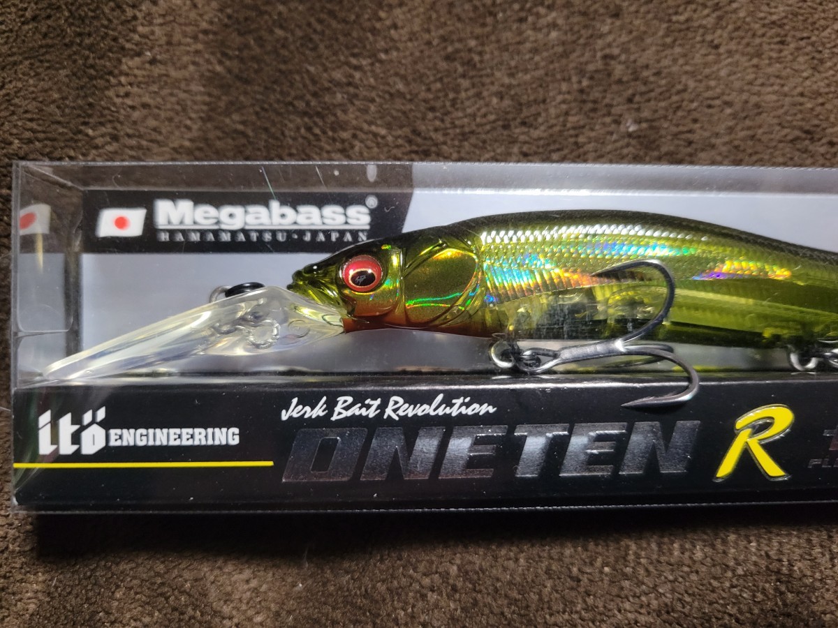 ★Megabass★ONETEN R +2 メガバス ワンテンR プラス2 TINY WAKASAGI(SP-C ) 新品 Length 110mm Weight 1/2oz Depth Max 3.0m 佐藤 信治_画像2