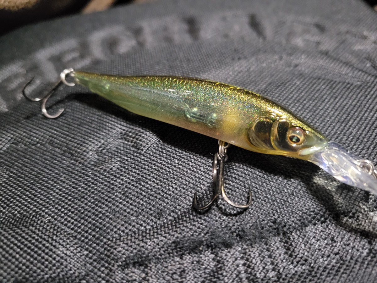 ★Megabass★X-75 +2 FINE ART FINISH メガバス X-NANAHAN プラス2 FA KISYU AYU 美中古品 Length 75mm Weight 1/4oz Depth Max 3.2m _画像10