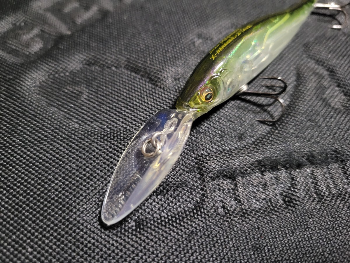 ★Megabass★X-75 +2 メガバス X-NANAHAN プラス2 GP CRYSTAL SHAD 美中古品 Length 75mm Weight 1/4oz Depth Max 3.2m SLOW FLOATING _画像5