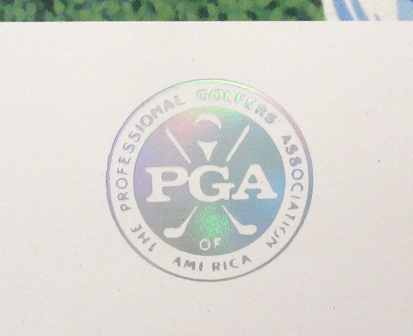 送料300円(税込)■ch956■ヒロ・ヤマガタ アートポスター 1975 PGA Championship【シンオク】_画像6