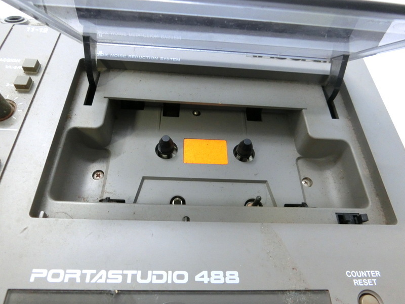 1000円スタート マルチトラックレコーダー TASCAM MODEL NO.488 PORTASTUDIO 通電のみ確認済み 動作未確認 タスカム 機材 1 BBB1_画像5