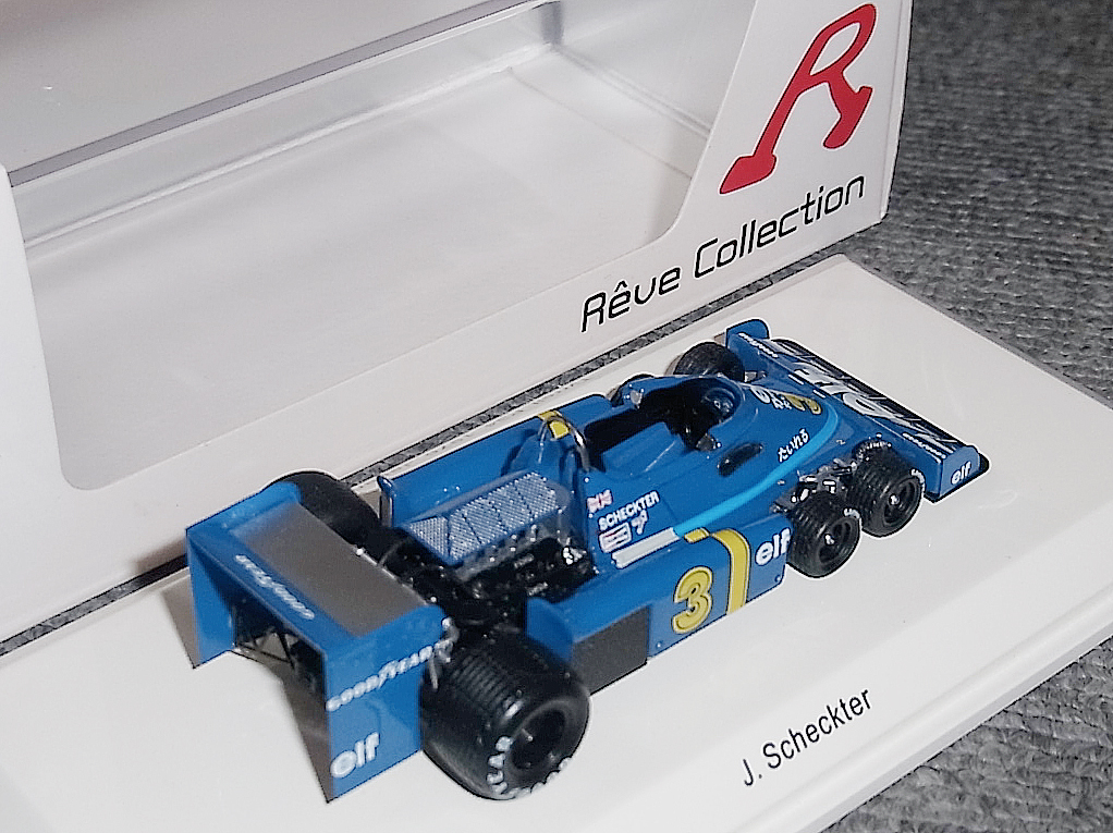 送料込み Reve 1/43 ティレル フォード P34 シェクター 1976 日本GP Tyrrell Ford Scheckter スパーク レーヴコレクション の画像5