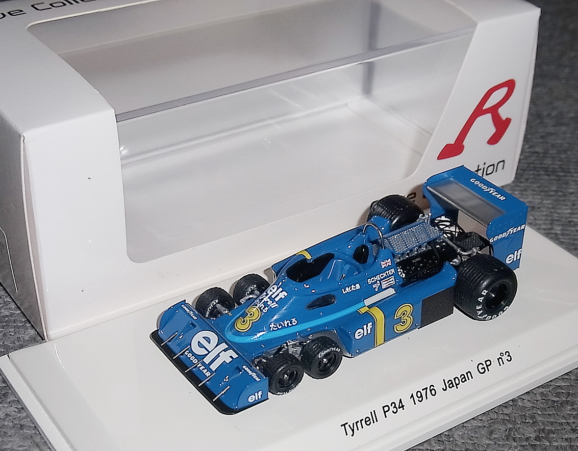 送料込み Reve 1/43 ティレル フォード P34 シェクター 1976 日本GP Tyrrell Ford Scheckter スパーク レーヴコレクション の画像2