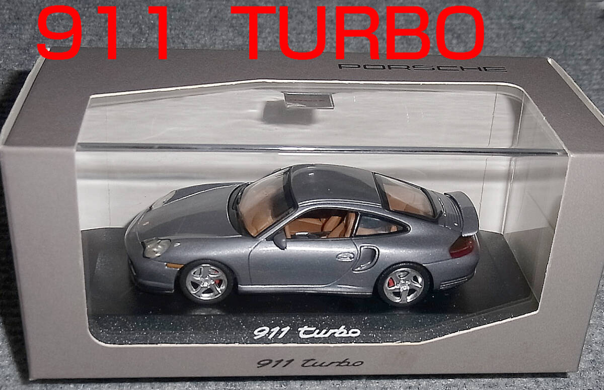 ポルシェ別注 1/43 911 ターボ グレーメタ (996) PORSCHE TURBO