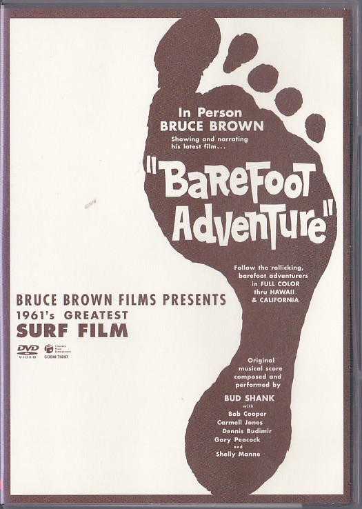 ★ DVD Bearfoot Adventure *Blues Brown Directed/Surfing Document Movie