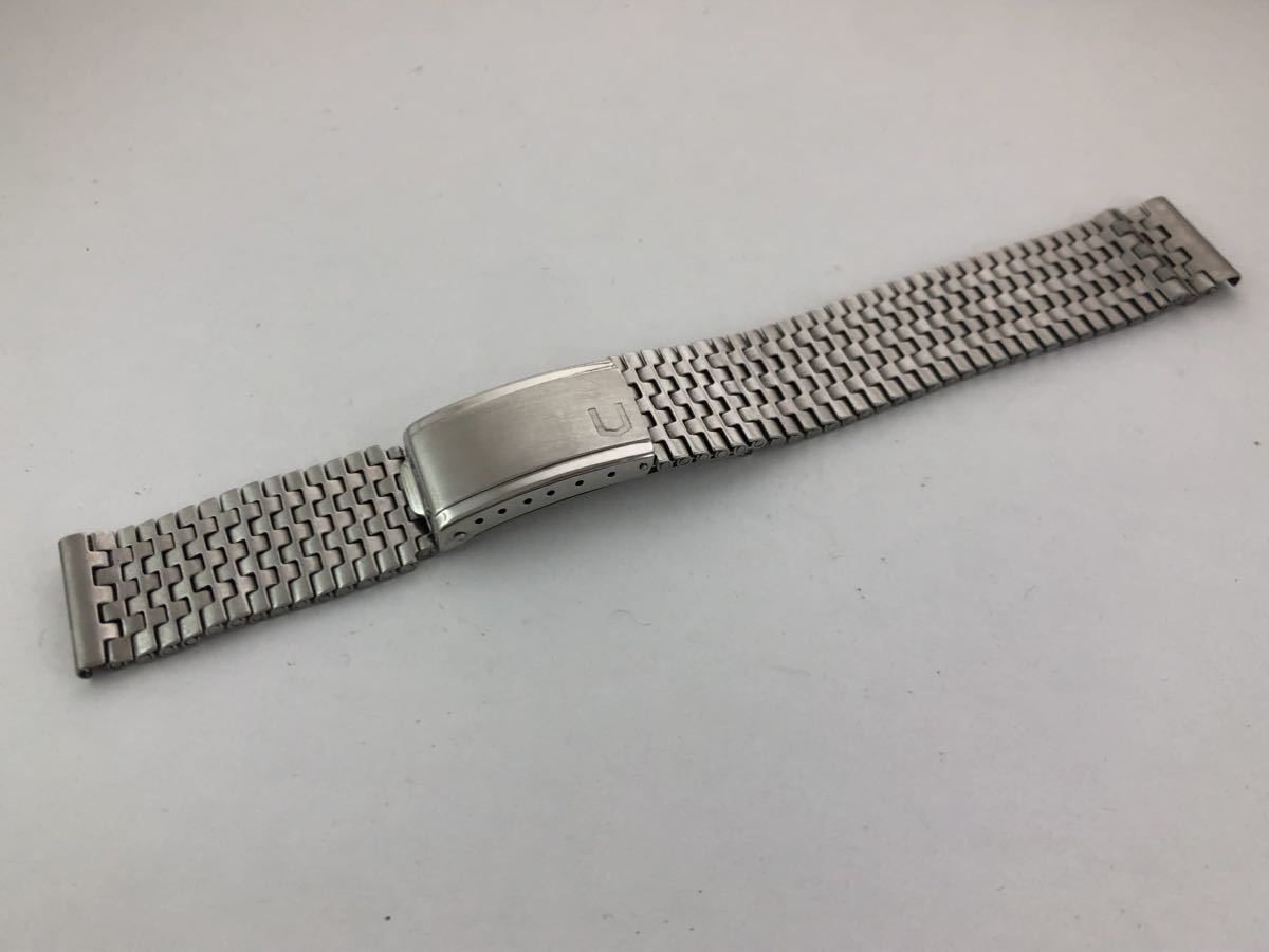 バックル 腕時計用 ユニバーサルジュネーブ ベルト ブレスレット universal geneve 改造品 ゲイフレア bracelet stainless _画像3