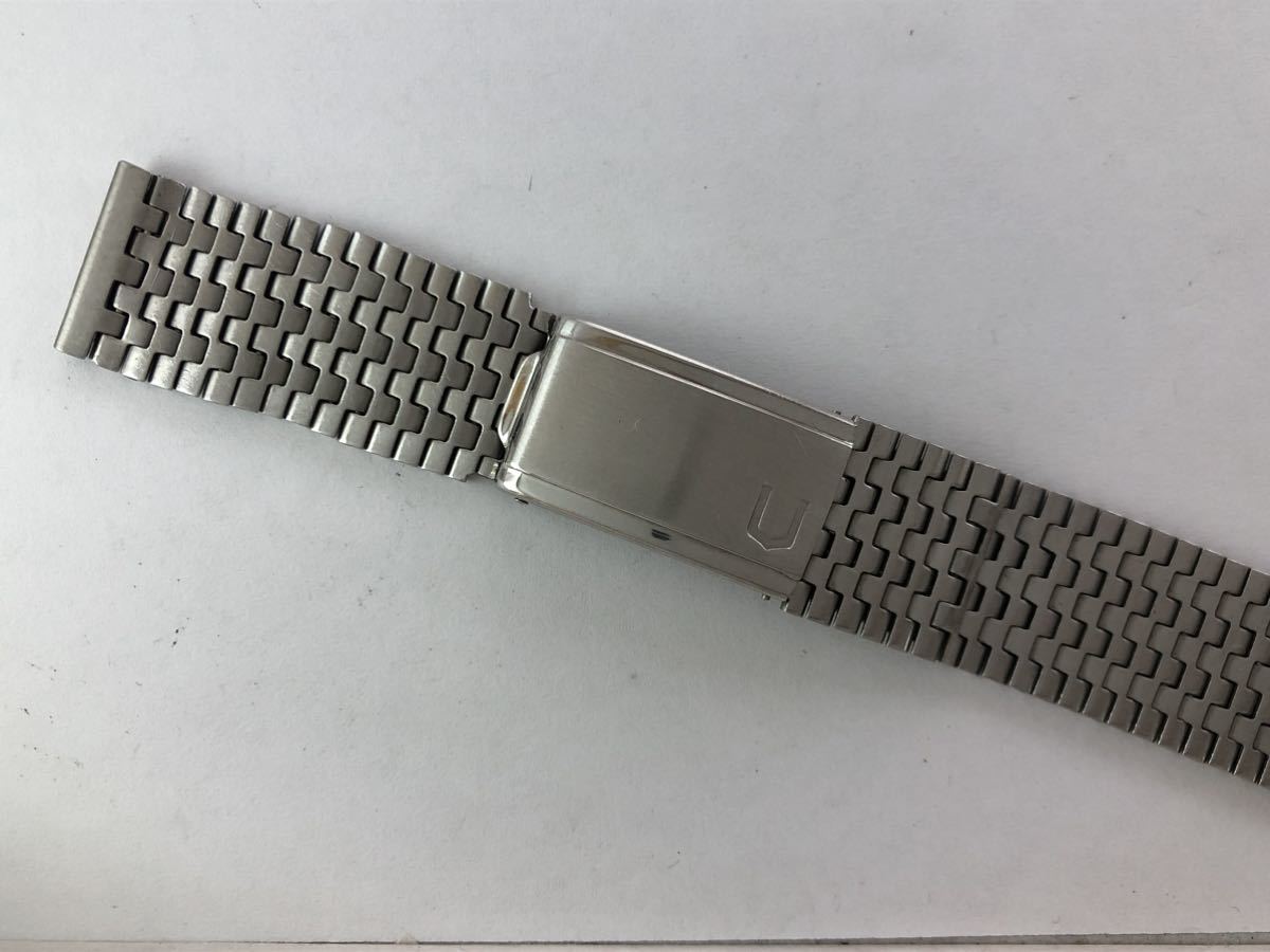 バックル 腕時計用 ユニバーサルジュネーブ ベルト ブレスレット universal geneve 改造品 ゲイフレア bracelet stainless _画像2