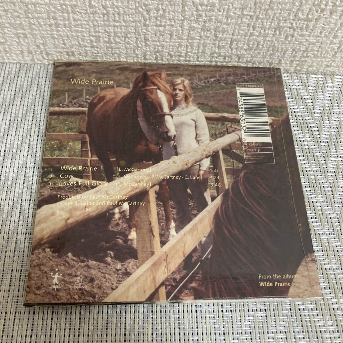 新品未開封CD/Limda McCartny/リンダ・マッカートニー/Wide Prairie/紙ジャケ_画像2