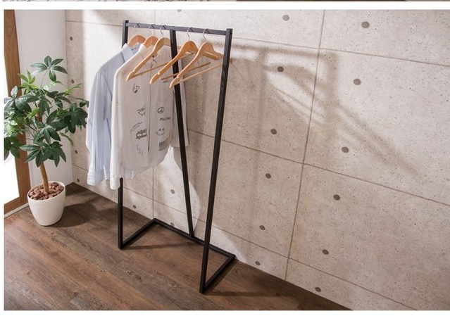  hanger rack coat hanger stylish coat .. slim entranceway space-saving Western-style clothes .. simple iron storage living steel furniture 
