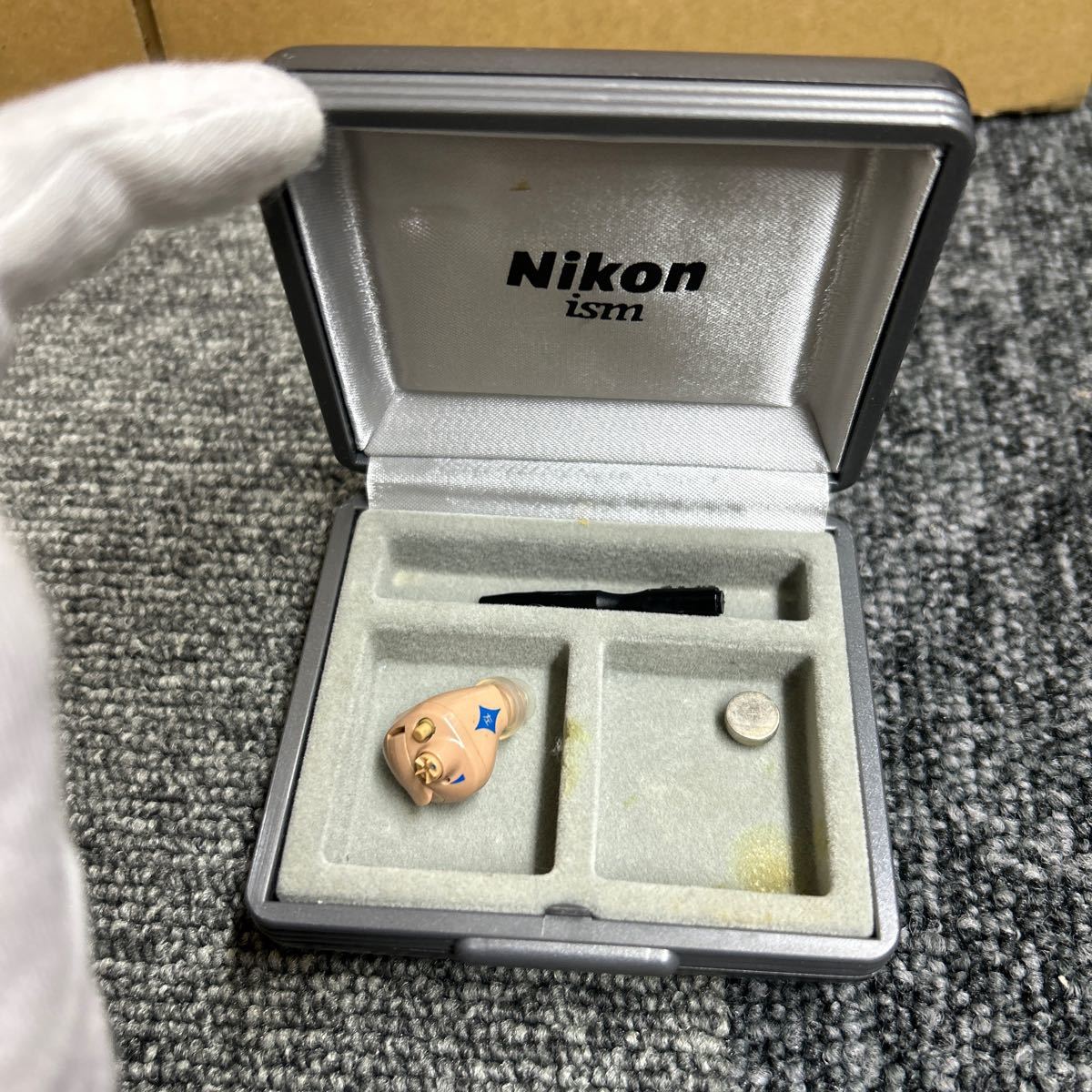 【98393】Nikon ニコン デジタル補聴器 イヤファッション NEF-07 左耳用(耳あな型) 現状品_画像7