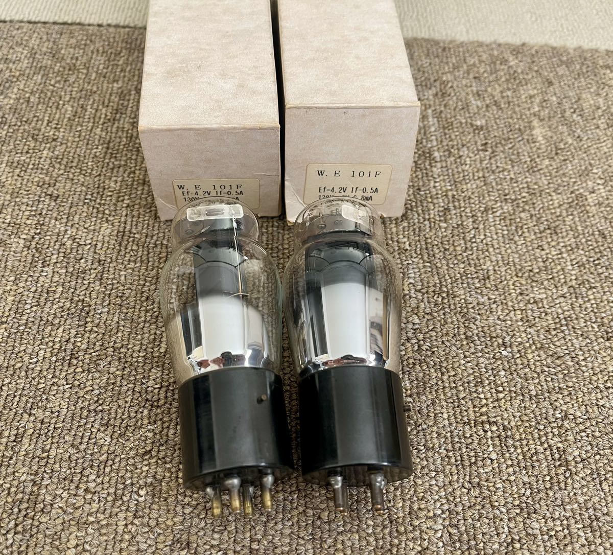 真空管 101f western electric 2本組 Yahoo!オークション - Western electric W.E 101F 真空管 2本