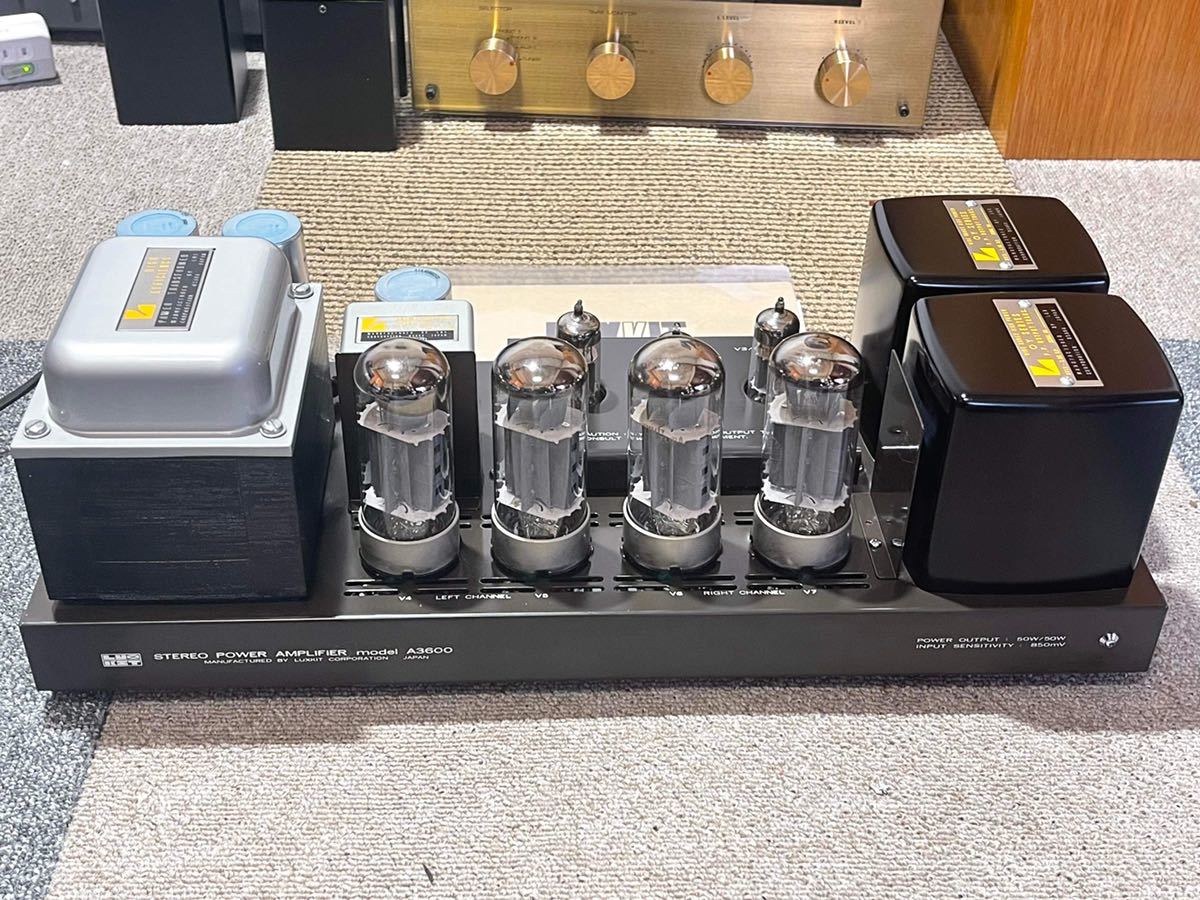 LUXMAN LUXKIT A3600 !8045 P.P 真空管アンプ 説明書付き!良品 LUXMAN LUXKIT A3600 !8045 P.P 真空管アンプ 説明書付き!良品
