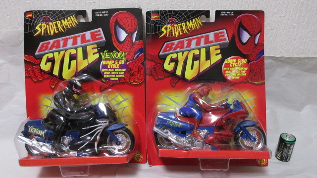 トイ・ビズ TOY BIZ スパイダーマン バトル サイクル SPIDERMAN BATTLE CYCLE VENOM ヴェノム ベノム バイク スパイダーバイク フィギュア_画像2