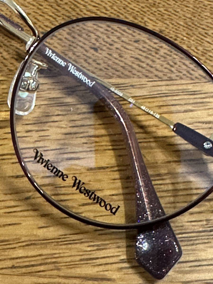 名作 本物 新品 人気モデル Vivienne Westwood ヴィヴィアンウエストウッド ラウンドボストン ロゴ オーブ 伊達メガネ 眼鏡の画像5