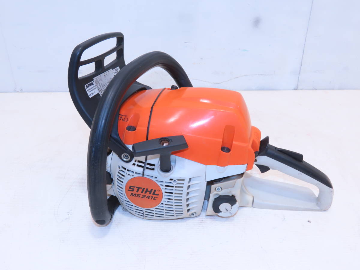 0206H　STIHL◆スチール◆エンジンチェーンソー◆MS241C-M　　農機具　2019年製_画像2