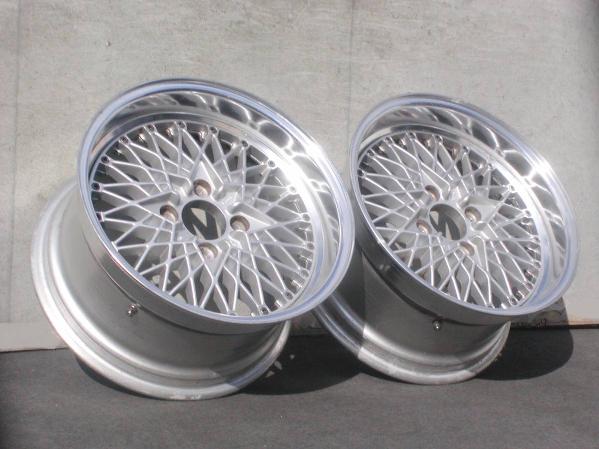 貴重 16インチ 深リム SSR メッシュ 8.5J +20 114.3-4H 2本 S13 シルビア 180SX AE86 R30 ハコスカ GX71 TE37 ワタナベ ハヤシ ロンシャン_ SSR リバースメッシュ 8.5Ｊ +20 2本