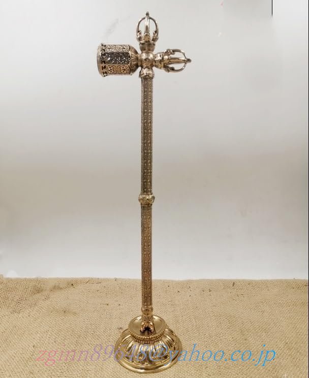 密教法具 寺院仏具」極上品 烏枢沙摩明王 三面金剛杵 仏具 仏教 密教法具 寺院仏具」極上品 烏枢沙摩明王 三面金剛杵 仏具 仏教