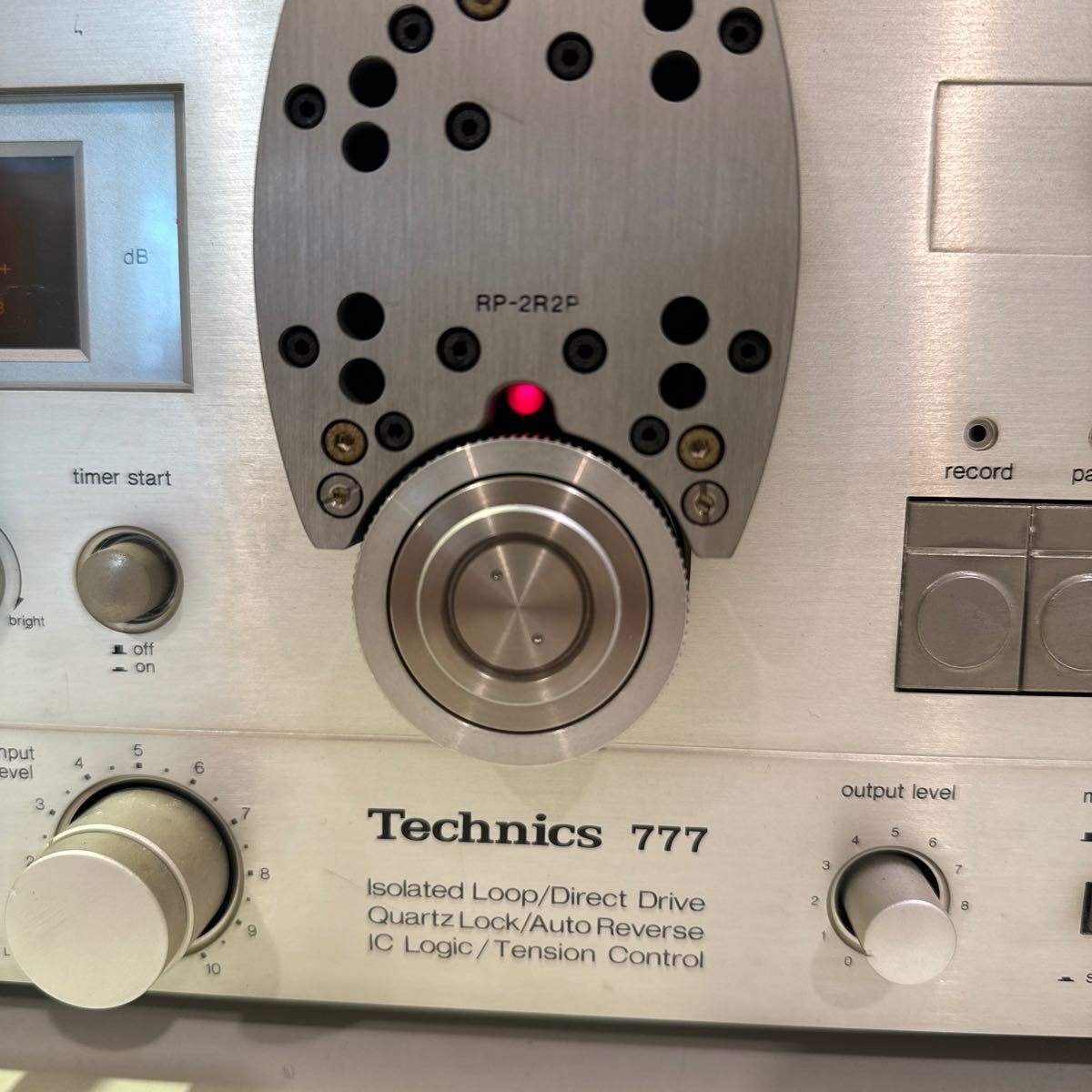 【希少】 Technics テクニクス RS-777 オープンリールデッキ 起動確認済み！160サイズ（33）_画像2