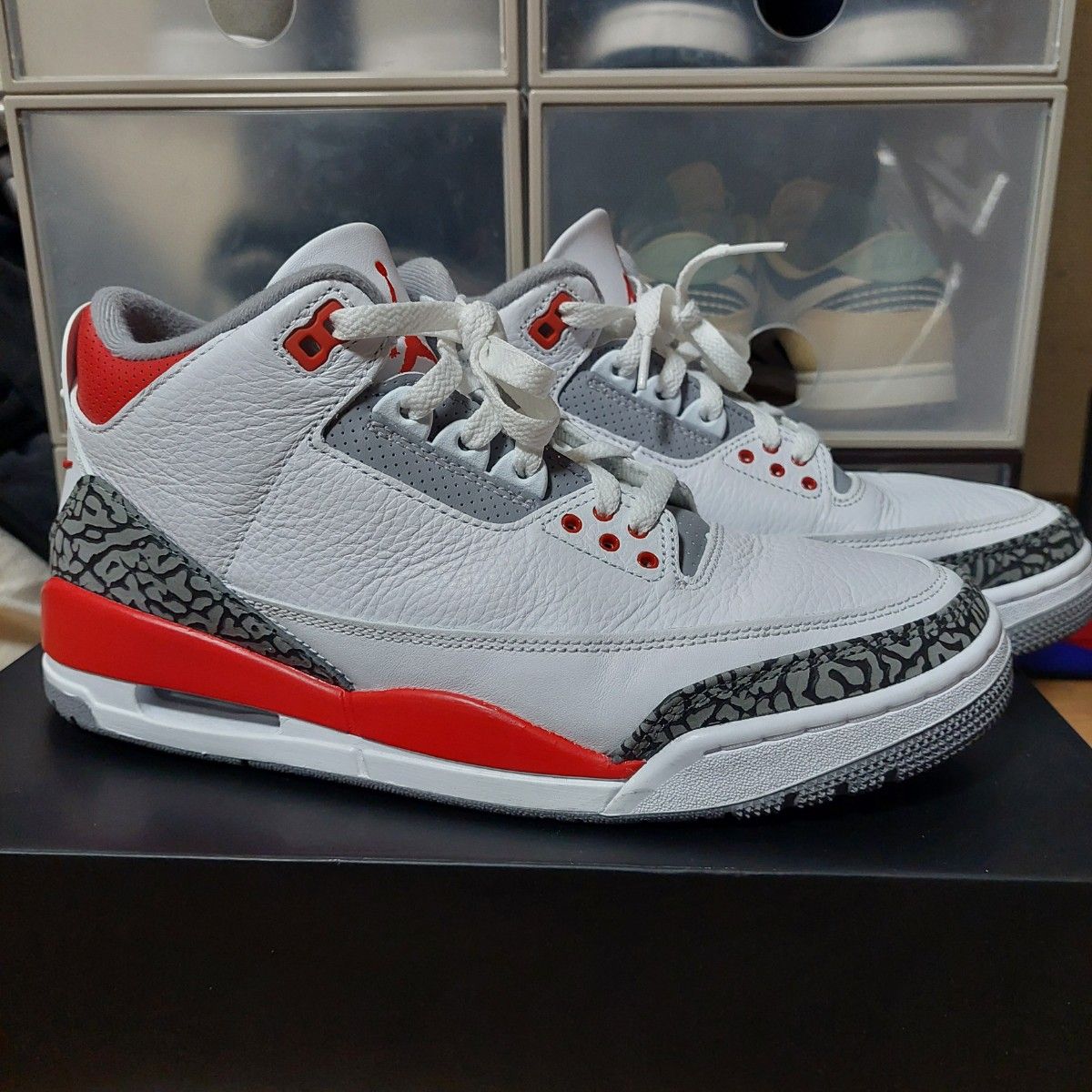 週末限定価格！Nike Air Jordan 3 Retro OG "Fire Red" (2022)27.5