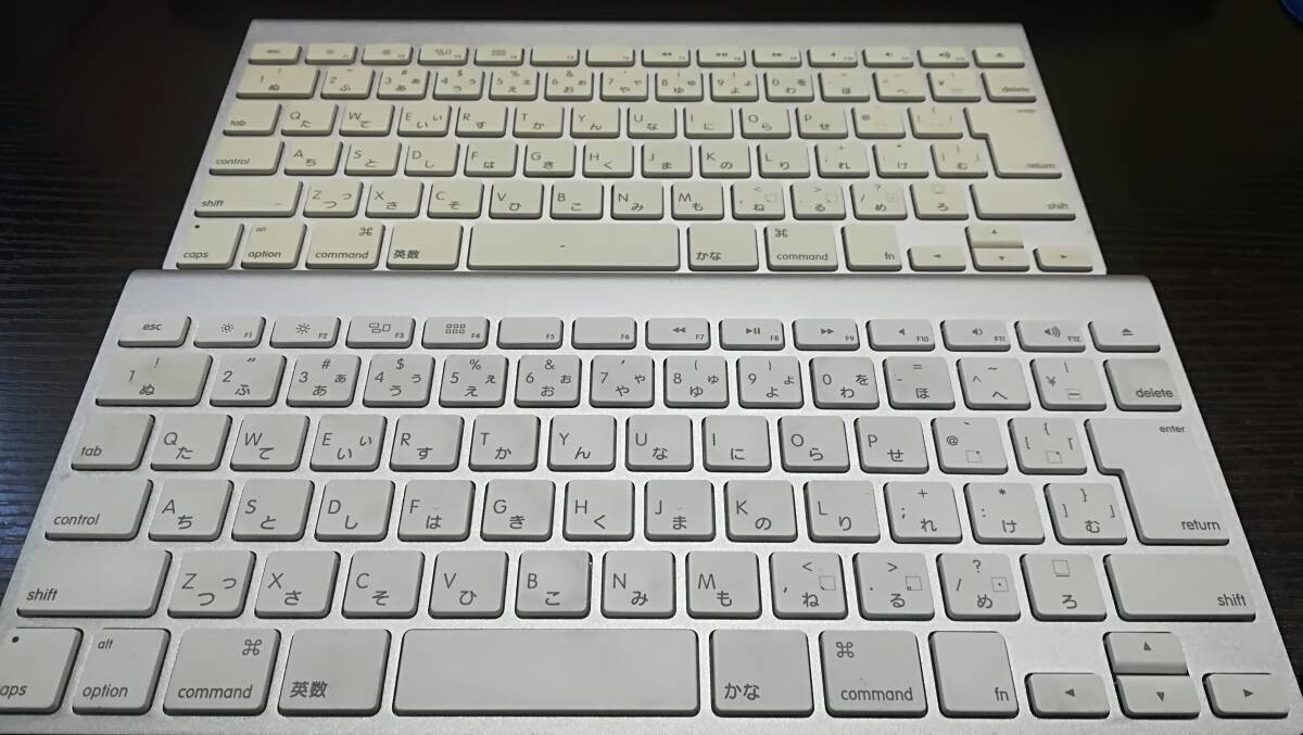 Apple Wireless Keyboard A1314 ワイヤレスキーボード /日本語/ジャンク扱い/2個セットの画像1