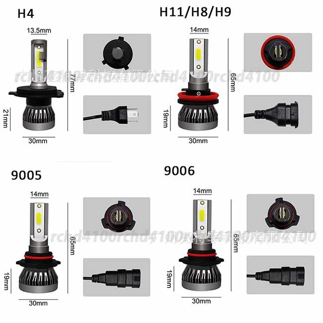 LED H8/H11/H16/HB3/HB4/H4 Hi/Lo LEDフォグランプ LEDヘッドライト フォグライト バルブ 簡単取付け 車検対応 ポン付 おすすめ プリウス_画像9