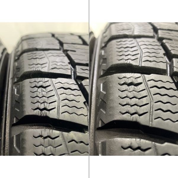 2019年製 8～9分山 ダンロップ WINTERMAXX WM02 165/55R15 75Q 4本/札幌市手渡し可/中古スタッドレスタイヤ(冬タイヤ) タント等 A2_Q_64の画像8