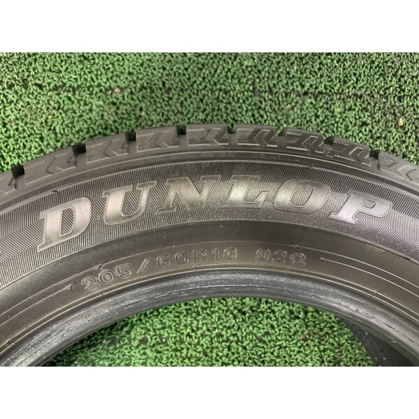 2022年製 7～9分山 ダンロップ WINTERMAXX WM02 205/60R16 92Q 4本/札幌市手渡し可/中古スタッドレスタイヤ(冬)ステップワゴン等 B2_92_画像7