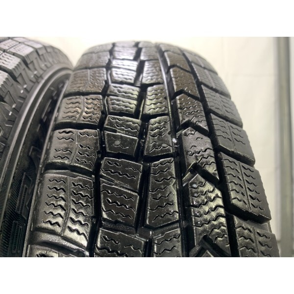 2020年製 9分山 ダンロップ WINTERMAXX WM02 145/80R13 75Q 4本/札幌市手渡し可/中古スタッドレスタイヤ(冬タイヤ) アルト等 E2_55_画像5