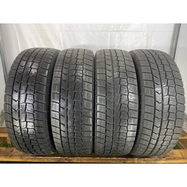 2022年製 8分山 ダンロップ WINTERMAXX WM02 205/60R16 92Q 4本/札幌市手渡し可/中古スタッドレスタイヤ(冬タイヤ) ヴォクシー等 F_95_画像1