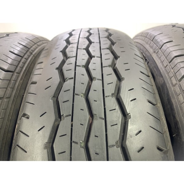 2019年製 7～8分山 ブリヂストン RD-613 STEEL 195/80R15 107/105L LT 4本/札幌手渡可/中古オンロードタイヤ(夏タイヤ) キャラバン等 F_114の画像4