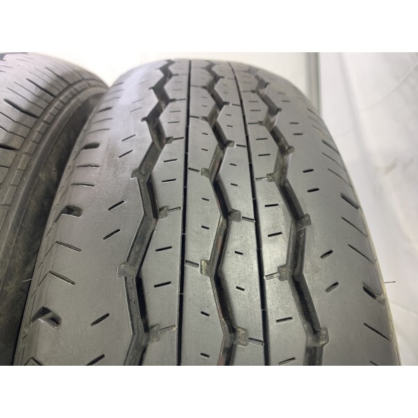 2019年製 7～8分山 ブリヂストン RD-613 STEEL 195/80R15 107/105L LT 4本/札幌手渡可/中古オンロードタイヤ(夏タイヤ) キャラバン等 F_114の画像5