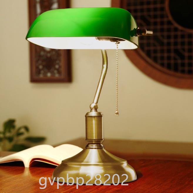 強くお勧め★バンカーズランプ デスクライト テーブルランプ 照明 デスクランプ 緑_画像2