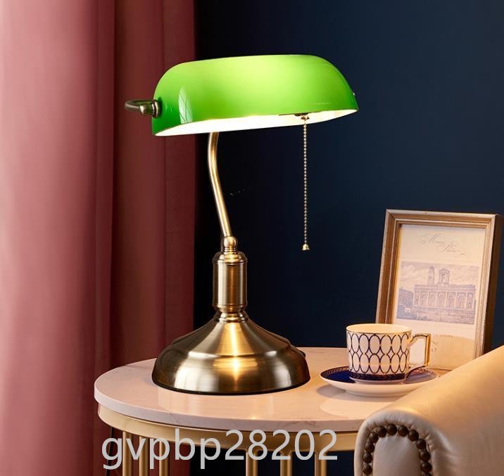 強くお勧め★バンカーズランプ デスクライト テーブルランプ 照明 デスクランプ 緑_画像6