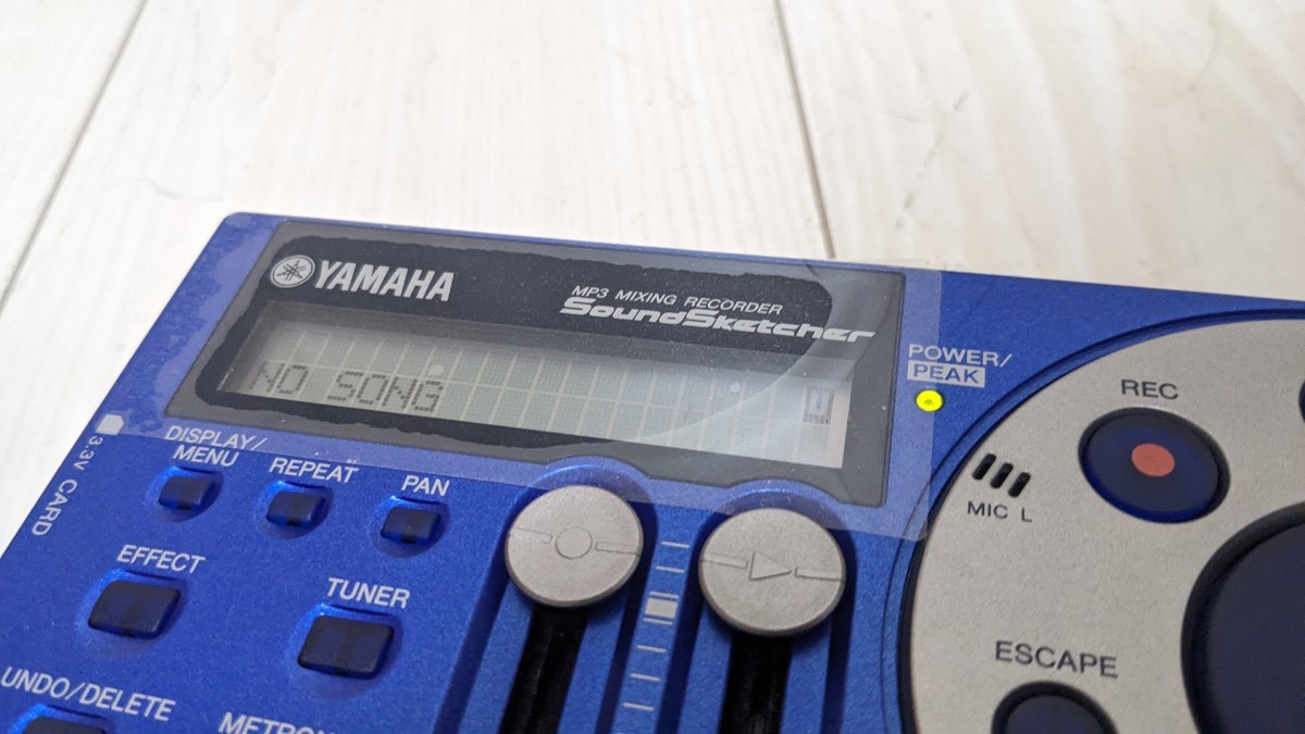 ジャンク YAMAHA SoundSketcher SH-01 サウンドスケッチャー MP3 MIXING RECORDER_画像10
