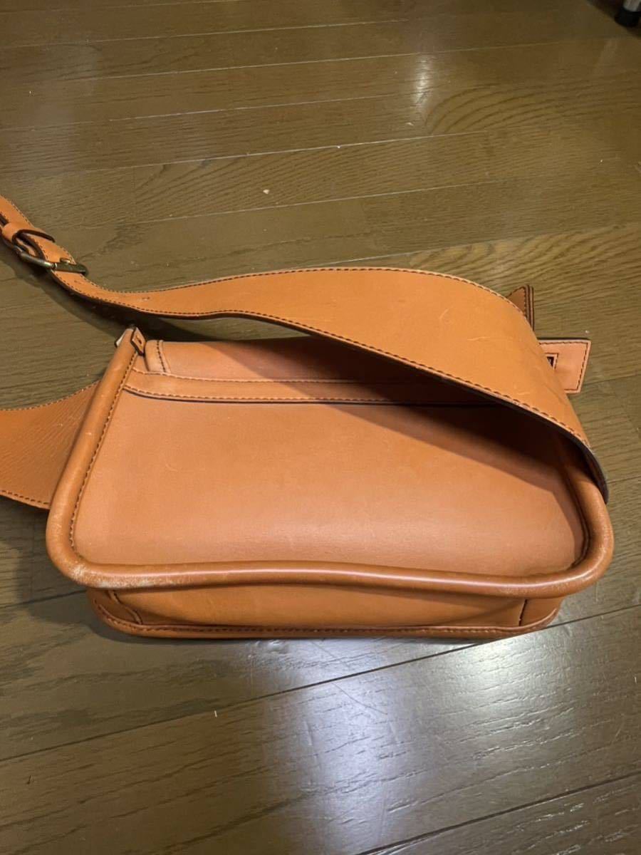 送料無料 美品 COACH コーチ メンズ ボディバッグ ショルダーバッグ レザー ロック ブラウン_画像2